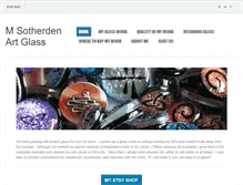 Tablet Screenshot of msotherdenartglass.com